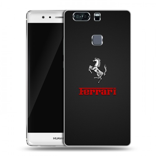 Дизайнерский пластиковый чехол для Huawei P9 Plus ferrari