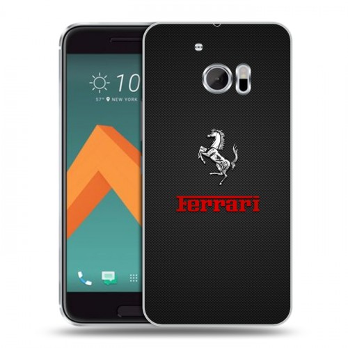 Дизайнерский пластиковый чехол для HTC 10 ferrari