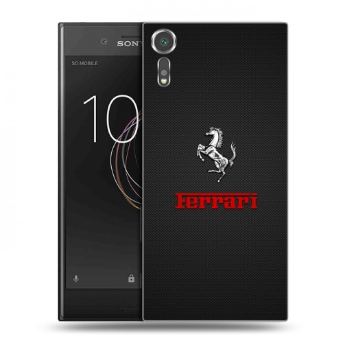 Дизайнерский пластиковый чехол для Sony Xperia XZs ferrari