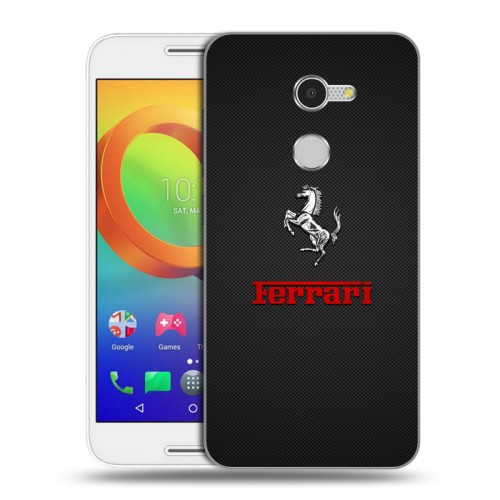 Дизайнерский силиконовый чехол для Alcatel A3 ferrari