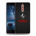 Дизайнерский пластиковый чехол для Nokia 8 ferrari