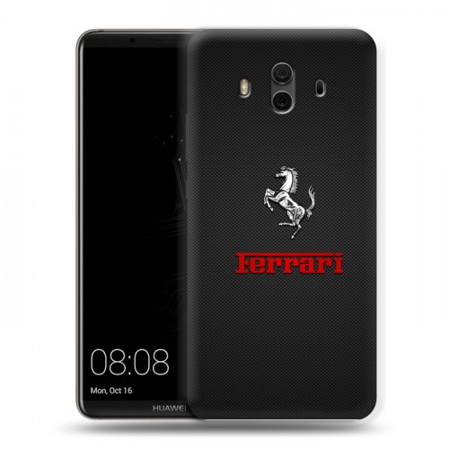 Дизайнерский пластиковый чехол для Huawei Mate 10 ferrari