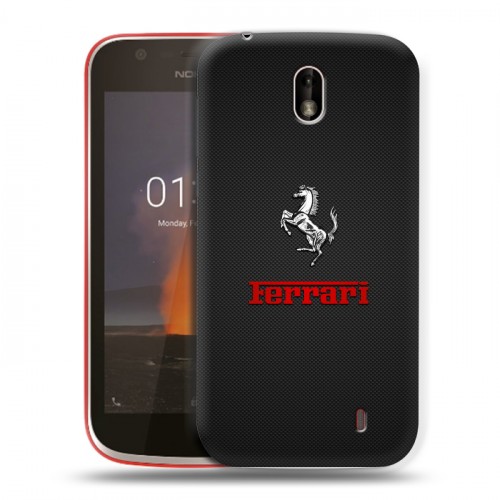 Дизайнерский пластиковый чехол для Nokia 1 ferrari