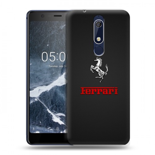 Дизайнерский пластиковый чехол для Nokia 5.1 ferrari