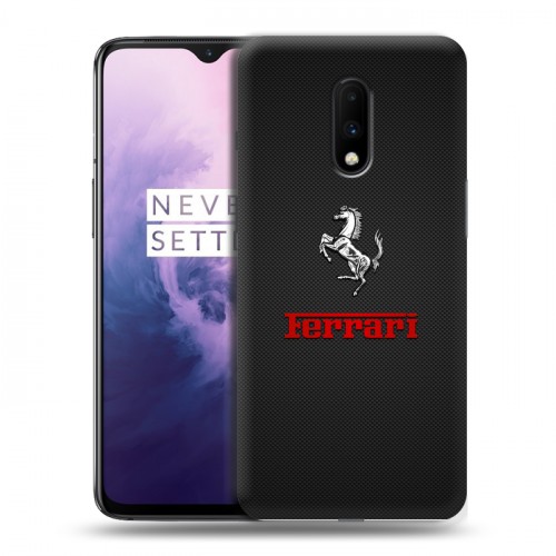 Дизайнерский пластиковый чехол для OnePlus 7 ferrari