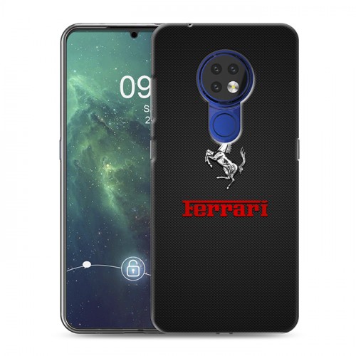 Дизайнерский силиконовый чехол для Nokia 6.2 ferrari