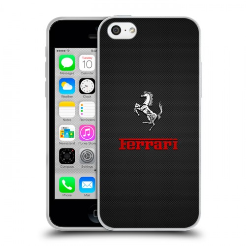 Дизайнерский пластиковый чехол для Iphone 5c ferrari