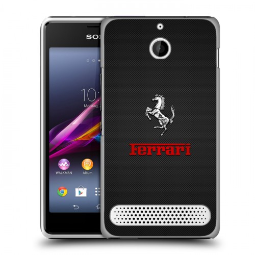 Дизайнерский силиконовый чехол для Sony Xperia E1 ferrari