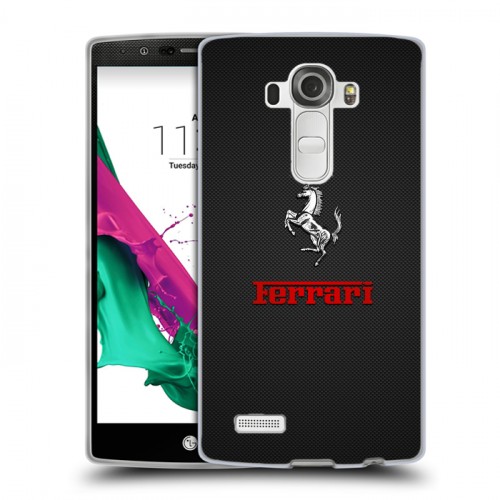 Дизайнерский пластиковый чехол для LG G4 ferrari