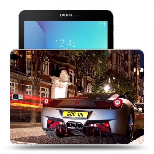 Дизайнерский силиконовый чехол для Samsung Galaxy Tab S3 ferrari