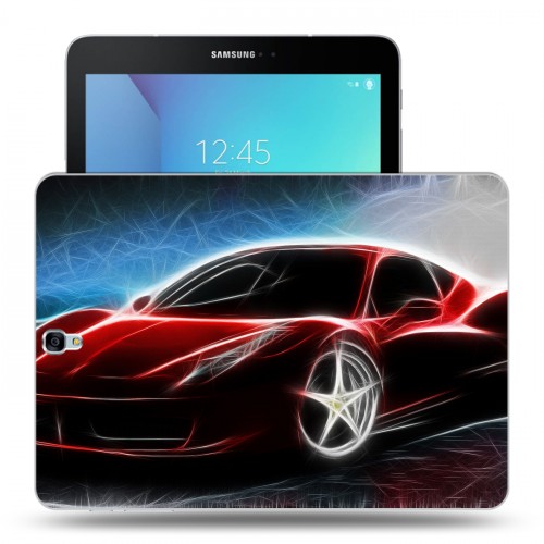 Дизайнерский силиконовый чехол для Samsung Galaxy Tab S3 ferrari