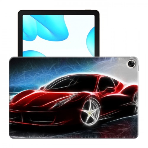 Дизайнерский силиконовый чехол для Realme Pad ferrari