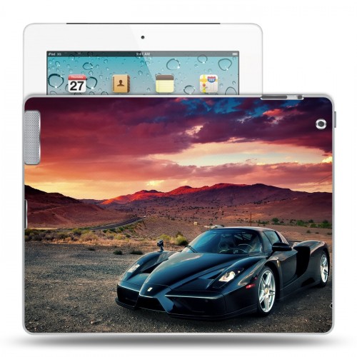 Дизайнерский пластиковый чехол для Ipad 2/3/4 ferrari