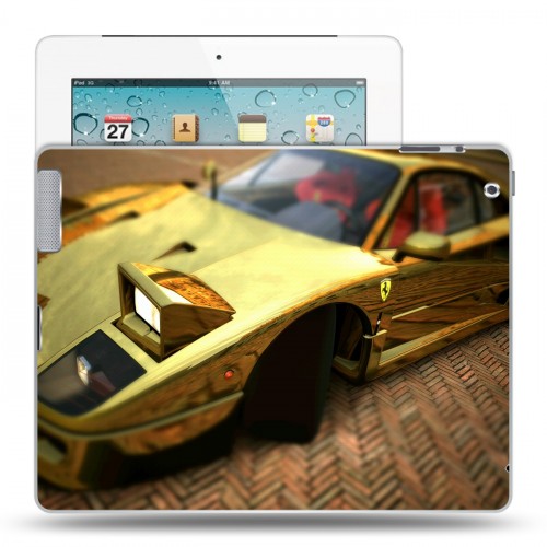 Дизайнерский пластиковый чехол для Ipad 2/3/4 ferrari