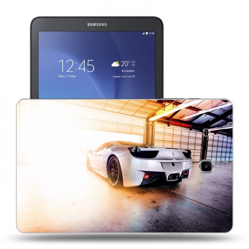 Дизайнерский силиконовый чехол для Samsung Galaxy Tab E 9.6 ferrari