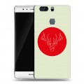 Дизайнерский пластиковый чехол для Huawei P9 Plus Абстрактный минимализм