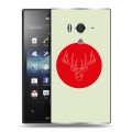 Дизайнерский пластиковый чехол для Sony Xperia acro S Абстрактный минимализм