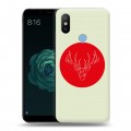 Дизайнерский силиконовый чехол для Xiaomi Mi A2 Абстрактный минимализм