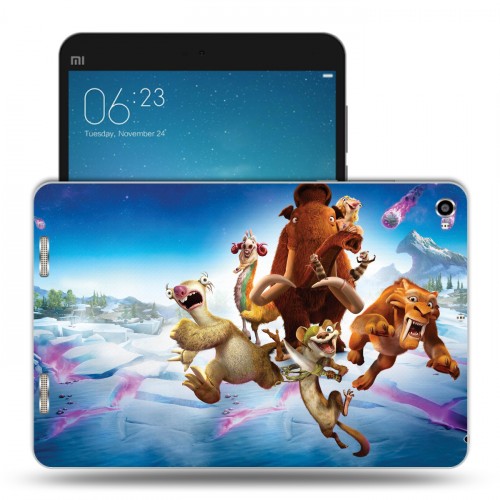 Дизайнерский силиконовый чехол для Xiaomi Mi Pad 2 Ледниковый период