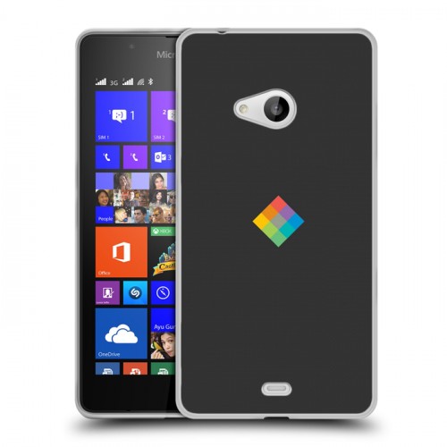 Дизайнерский пластиковый чехол для Microsoft Lumia 540 Абстрактный минимализм