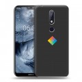 Дизайнерский пластиковый чехол для Nokia 6.1 Plus Абстрактный минимализм