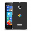 Дизайнерский пластиковый чехол для Microsoft Lumia 435 Абстрактный минимализм