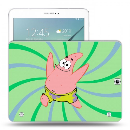 Дизайнерский силиконовый чехол для Samsung Galaxy Tab S2 9.7 Губка Боб
