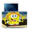 Дизайнерский силиконовый чехол для Samsung Galaxy Tab A 10.5 Губка Боб