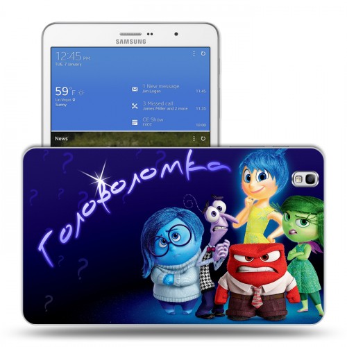 Дизайнерский силиконовый чехол для Samsung Galaxy Tab Pro 8.4 Головоломка 