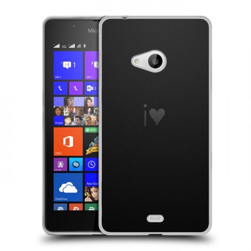 Дизайнерский пластиковый чехол для Microsoft Lumia 540 Абстрактный минимализм