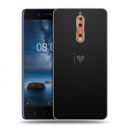 Дизайнерский пластиковый чехол для Nokia 8 Абстрактный минимализм