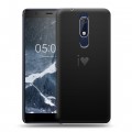 Дизайнерский пластиковый чехол для Nokia 5.1 Абстрактный минимализм