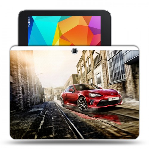 Дизайнерский силиконовый чехол для Samsung Galaxy Tab 4 10.1 Toyota 