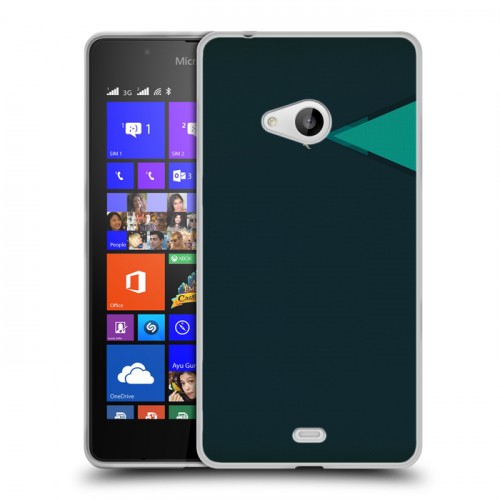 Дизайнерский пластиковый чехол для Microsoft Lumia 540 Абстрактный минимализм