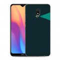 Дизайнерский силиконовый с усиленными углами чехол для Xiaomi RedMi 8A Абстрактный минимализм