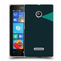 Дизайнерский пластиковый чехол для Microsoft Lumia 435 Абстрактный минимализм