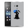 Дизайнерский пластиковый чехол для Sony Xperia acro S Абстрактный минимализм