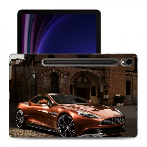 Дизайнерский силиконовый чехол для Samsung Galaxy Tab S9 aston martin 