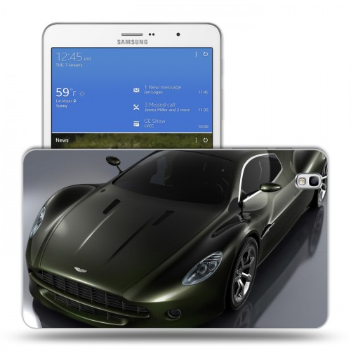 Дизайнерский силиконовый чехол для Samsung Galaxy Tab Pro 8.4 aston martin 