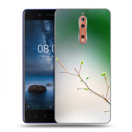 Дизайнерский пластиковый чехол для Nokia 8 Абстрактный минимализм