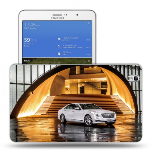 Дизайнерский силиконовый чехол для Samsung Galaxy Tab Pro 8.4 cadillac