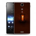 Дизайнерский пластиковый чехол для Sony Xperia TX Абстрактный минимализм