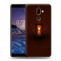 Дизайнерский пластиковый чехол для Nokia 7 Plus Абстрактный минимализм