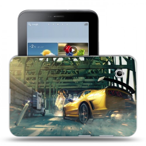 Дизайнерский силиконовый чехол для Samsung Galaxy Tab 2 7.0 Ford 