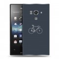 Дизайнерский пластиковый чехол для Sony Xperia acro S Абстрактный минимализм