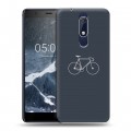 Дизайнерский пластиковый чехол для Nokia 5.1 Абстрактный минимализм