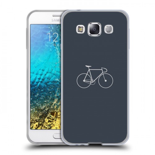 Дизайнерский пластиковый чехол для Samsung Galaxy E5 Абстрактный минимализм