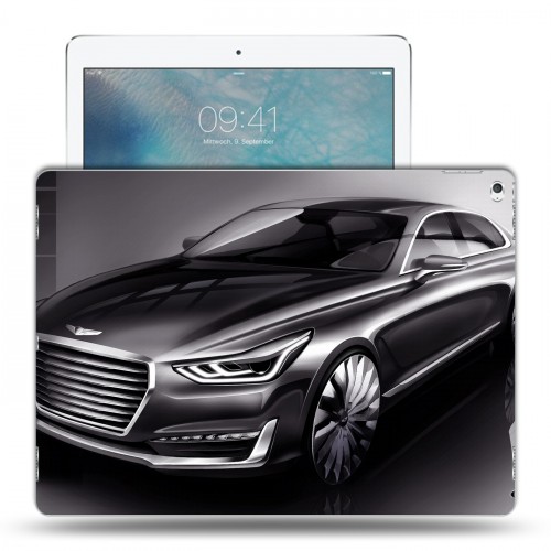 Дизайнерский пластиковый чехол для Ipad Pro Hyundai