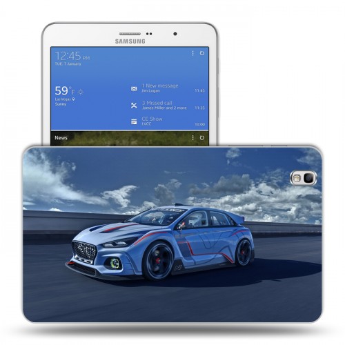 Дизайнерский силиконовый чехол для Samsung Galaxy Tab Pro 8.4 Hyundai
