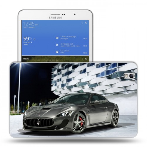 Дизайнерский силиконовый чехол для Samsung Galaxy Tab Pro 8.4 Maserati